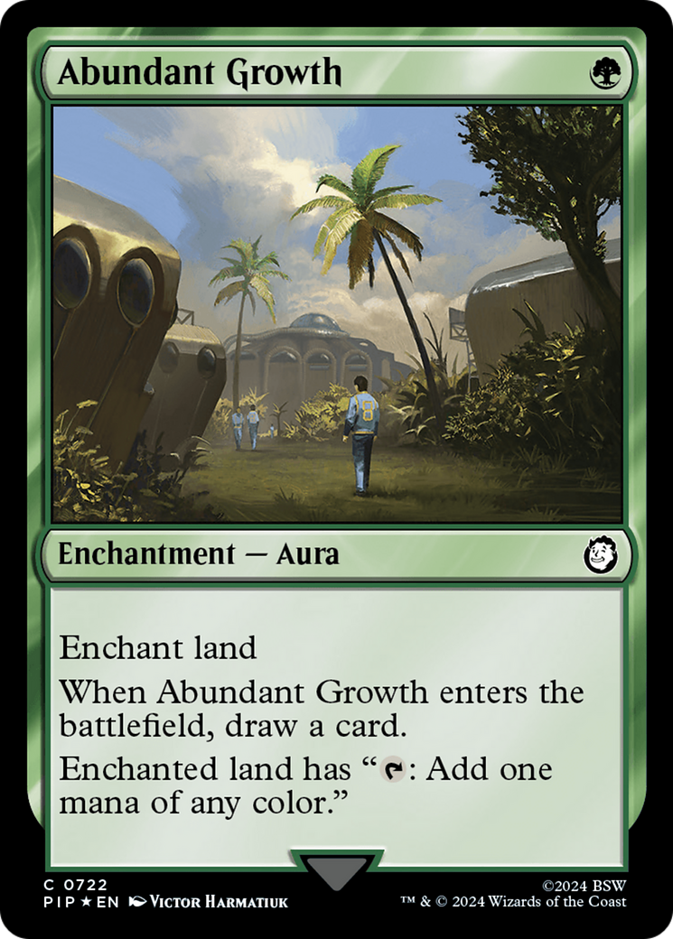 Abundant Growth (Surge Foil) [Fallout] | Good Games Morley