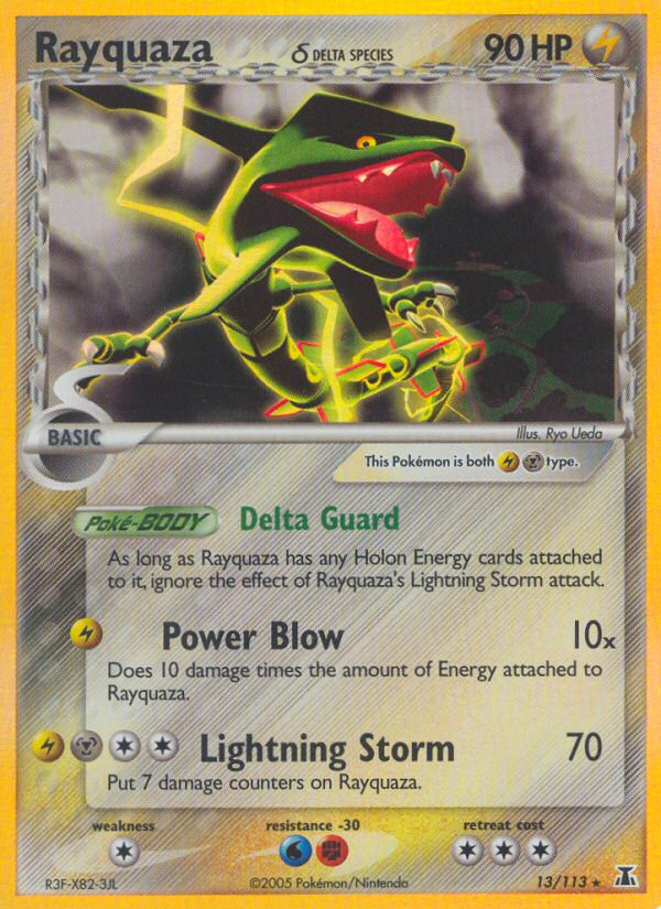 Rayquaza (13/113) (Delta Species) [EX: Delta Species] | Good Games Morley