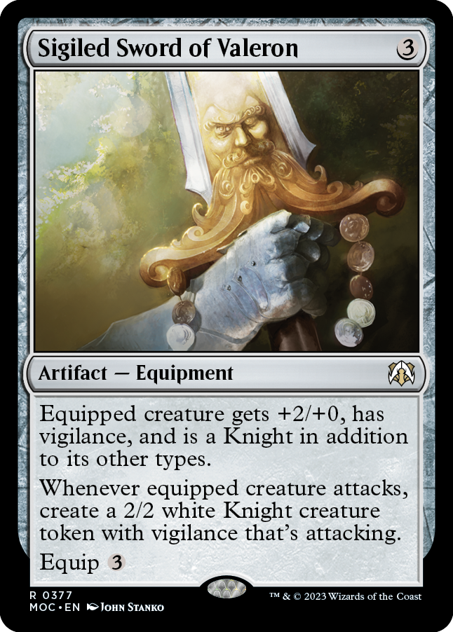 Sigiled Sword of Valeron [March of the Machine Commander] | Good Games Morley