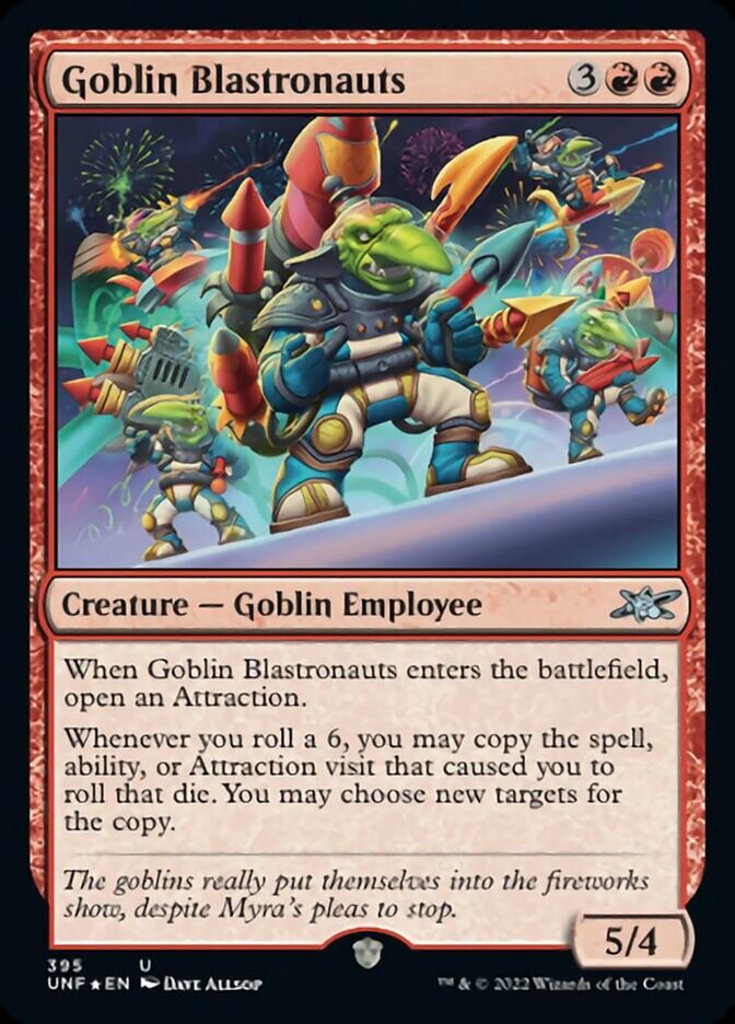 Goblin Blastronauts (Galaxy Foil) [Unfinity] | Good Games Morley