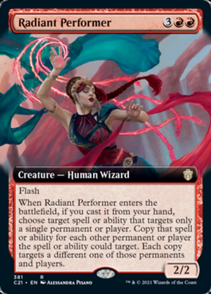 Radiant Performer (Extended Art) [Commander 2021] | Good Games Morley