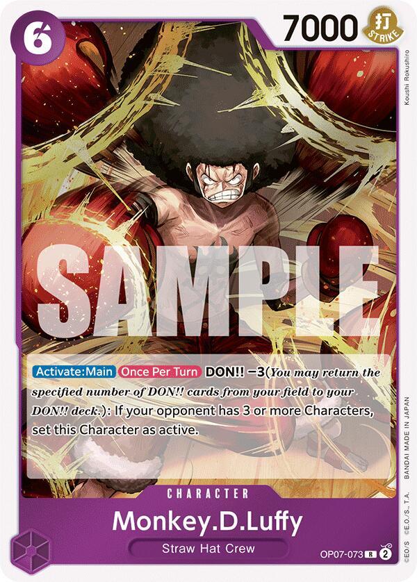 Monkey.D.Luffy OP07-073 (500 Years in the Future)  - Foil | Good Games Morley