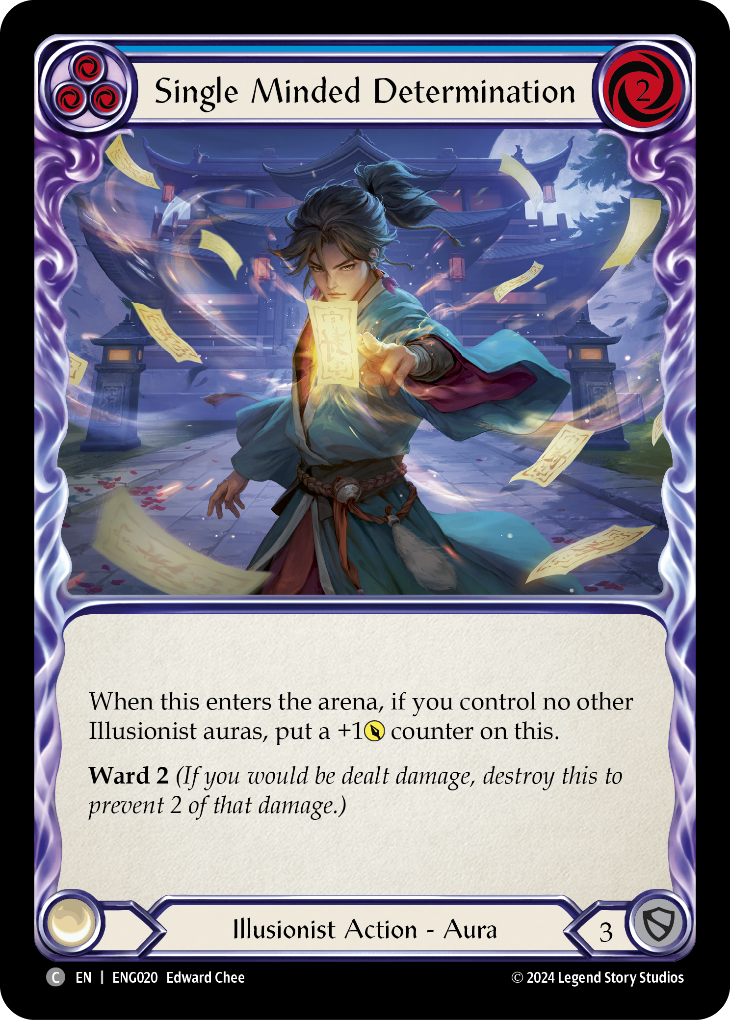 Single Minded Determination [ENG020] (Part the Mistveil Enigma Blitz Deck) | Good Games Morley
