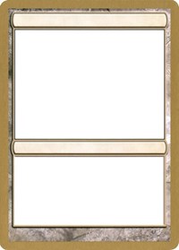 2003 World Championship Blank Card [World Championship Decks 2003] | Good Games Morley