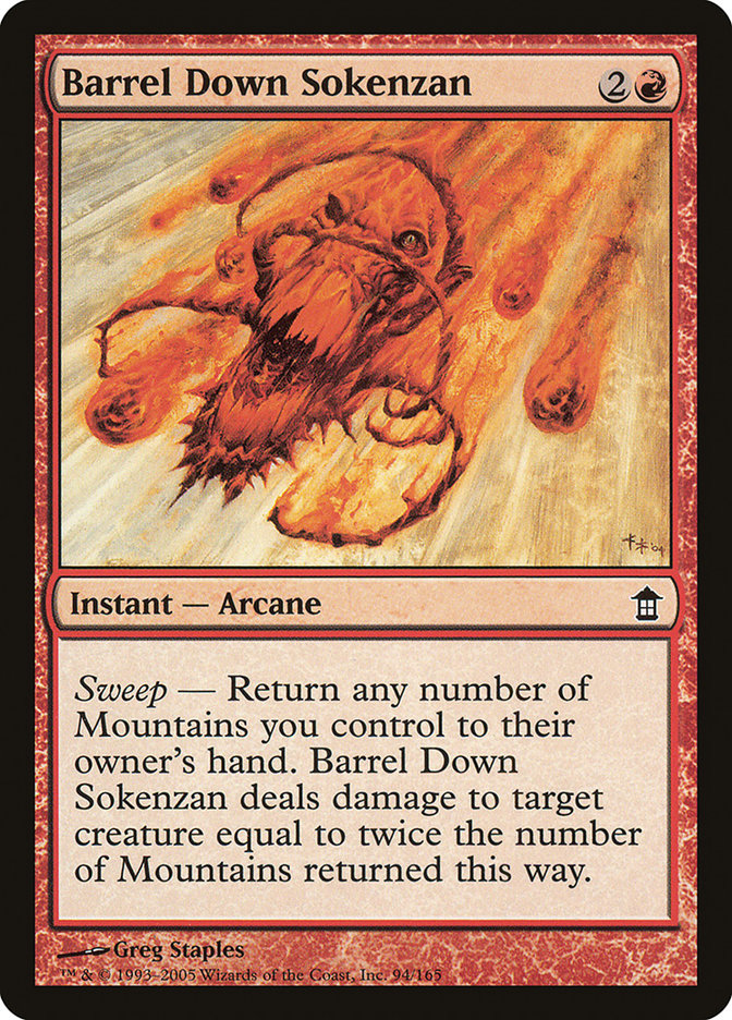 Barrel Down Sokenzan [Saviors of Kamigawa] | Good Games Morley