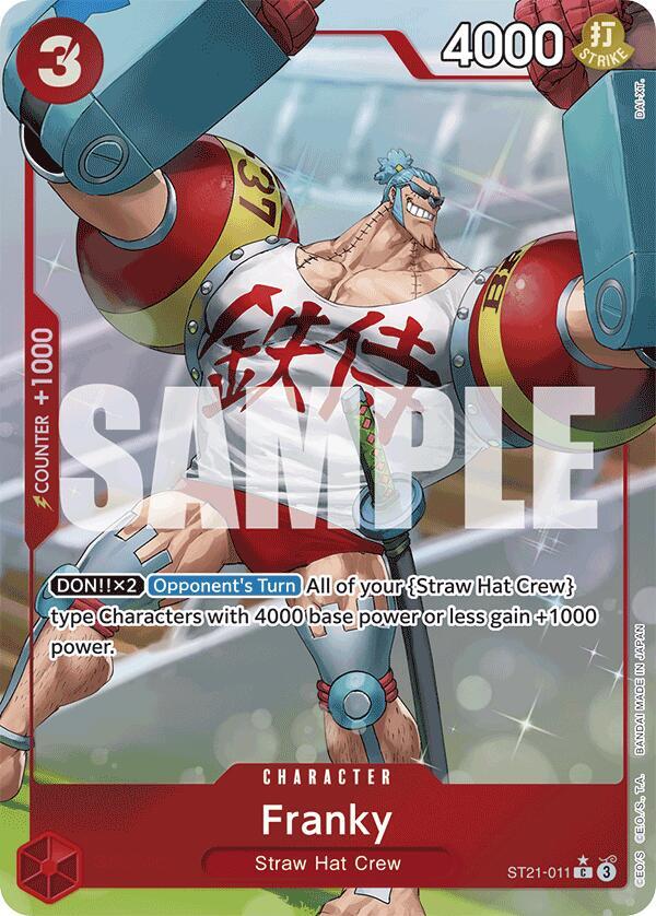 Franky ST21-011 (Starter Deck EX: Gear 5)  - Parallel Foil | Good Games Morley