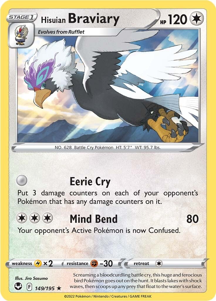 Hisuian Braviary (149/195) [Sword & Shield: Silver Tempest] | Good Games Morley