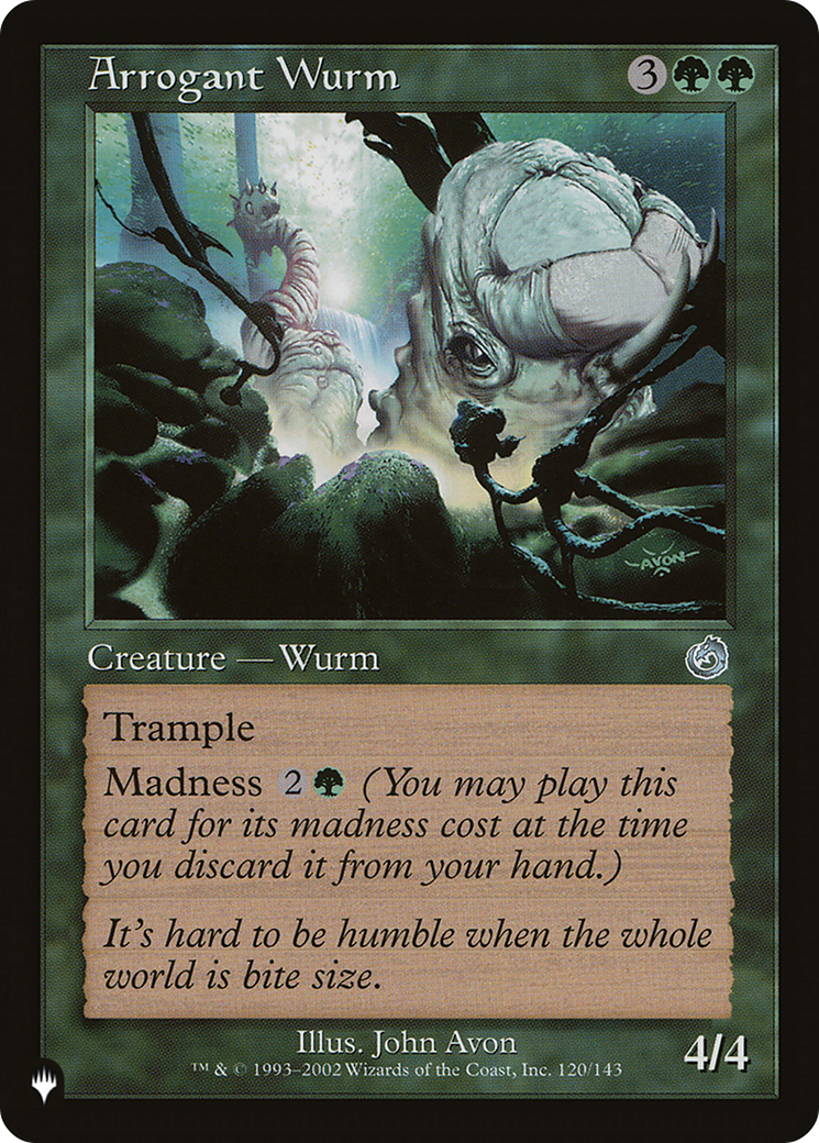 Arrogant Wurm [The List] | Good Games Morley