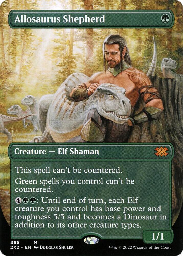 Allosaurus Shepherd Borderless 365/331 (Double Masters 2022)  | Good Games Morley