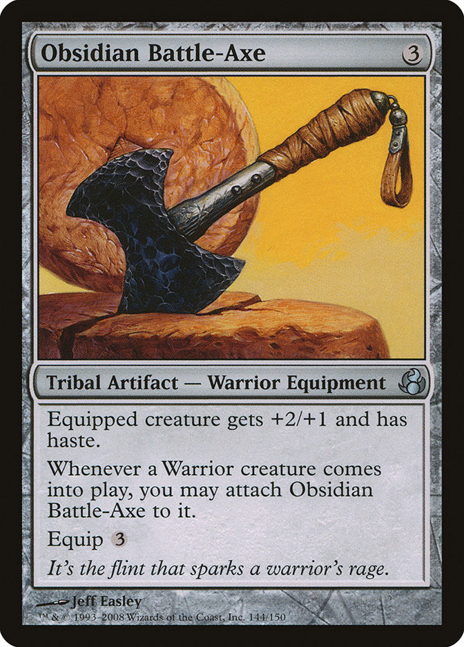 Obsidian Battle-Axe 144/150 (Morningtide)  | Good Games Morley