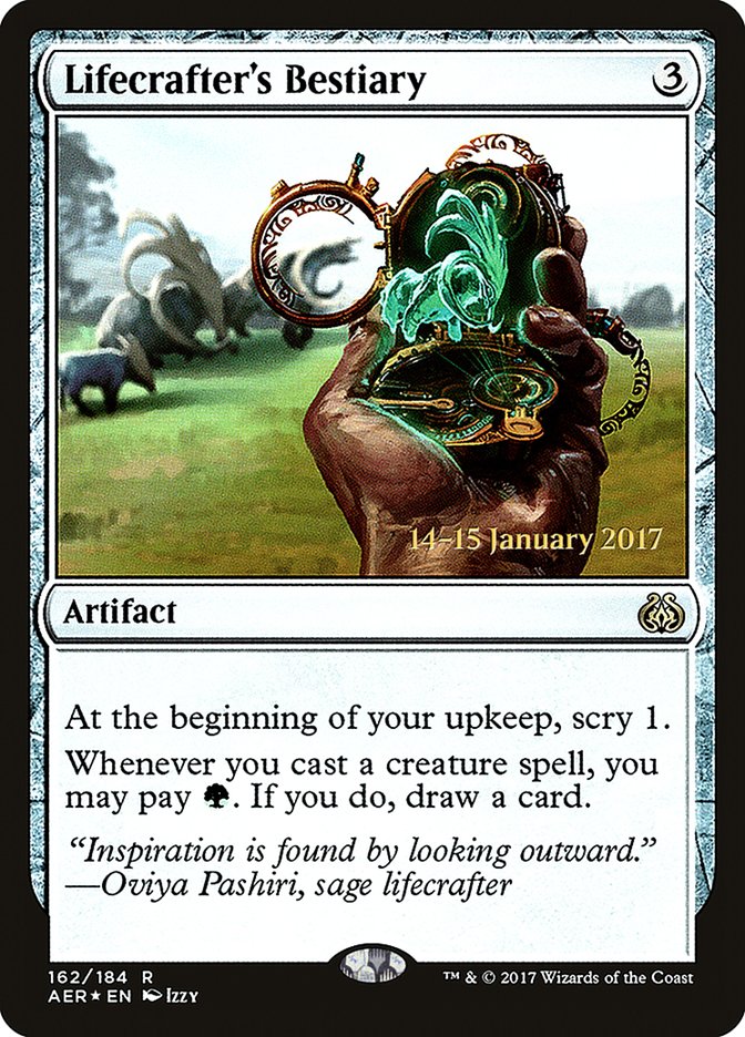 Lifecrafter's Bestiary [Aether Revolt Prerelease Promos] | Good Games Morley