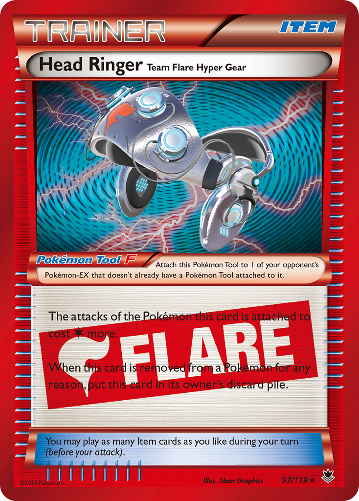 Head Ringer Team Flare Hyper Gear (97/119) [XY: Phantom Forces] | Good Games Morley