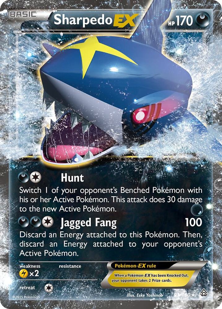 Sharpedo EX 91/160 (XY - Primal Clash)  - Holofoil | Good Games Morley