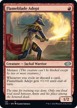 Flameblade Adept 131 (Jumpstart 2022)  | Good Games Morley