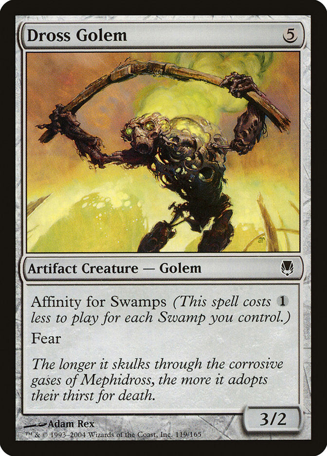 Dross Golem 119/165 (Darksteel)  | Good Games Morley