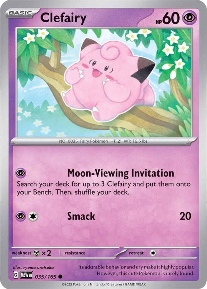 Clefairy 035/165 (SV: Scarlet & Violet 151)  | Good Games Morley