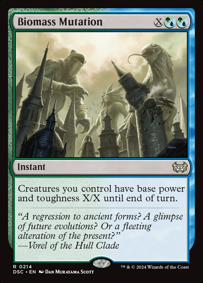 Biomass Mutation 214/40 (Commander: Duskmourn: House of Horror)  | Good Games Morley