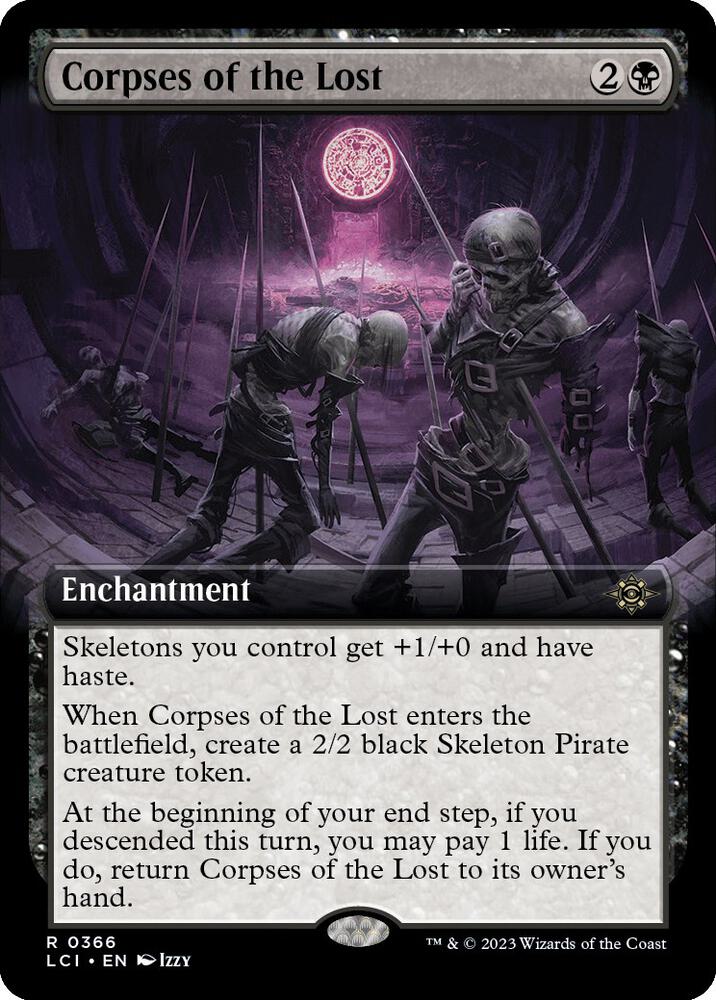 Corpses of the Lost 366/291 (The Lost Caverns of Ixalan)  - Extended Art | Good Games Morley