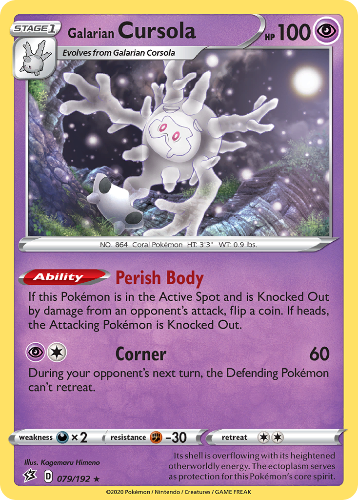 Galarian Cursola (079/192) [Sword & Shield: Rebel Clash] | Good Games Morley