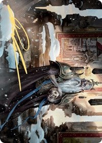 Narfi, Betrayer King Art Card (Gold-Stamped Signature) [Kaldheim Art Series] | Good Games Morley