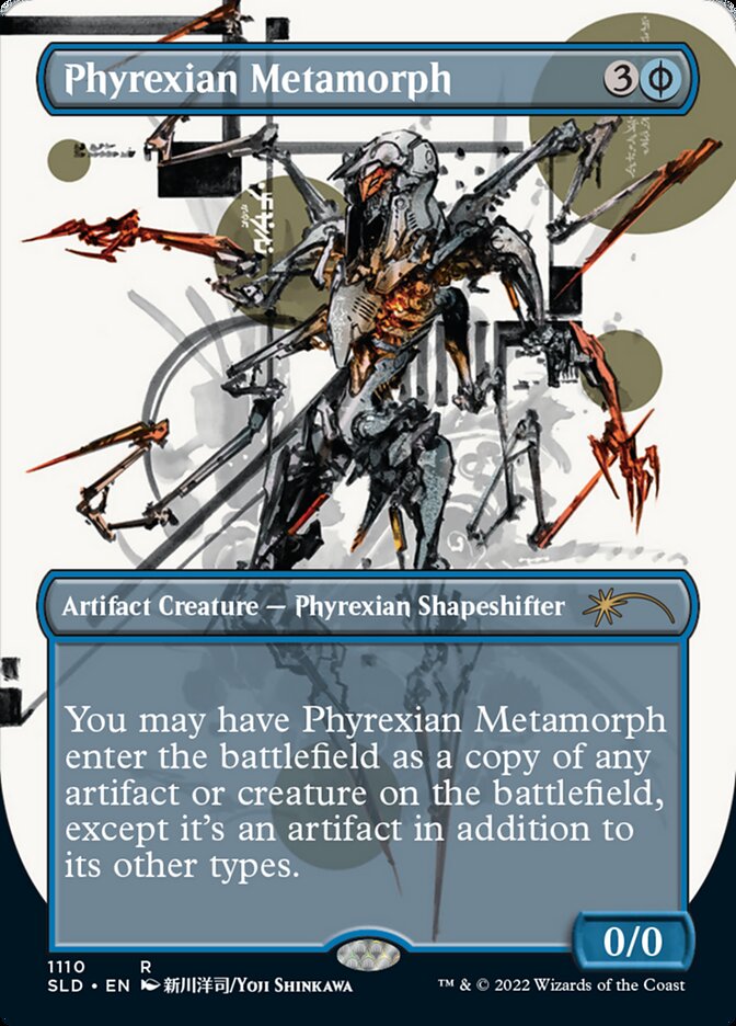 Phyrexian Metamorph (Borderless) [Secret Lair Drop Series] | Good Games Morley