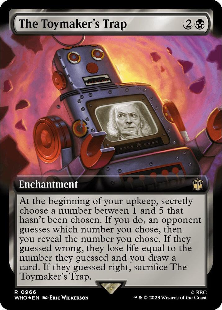 The Toymaker's Trap 966/331 (Universes Beyond: Doctor Who)  - Extended Art Surge Foil | Good Games Morley