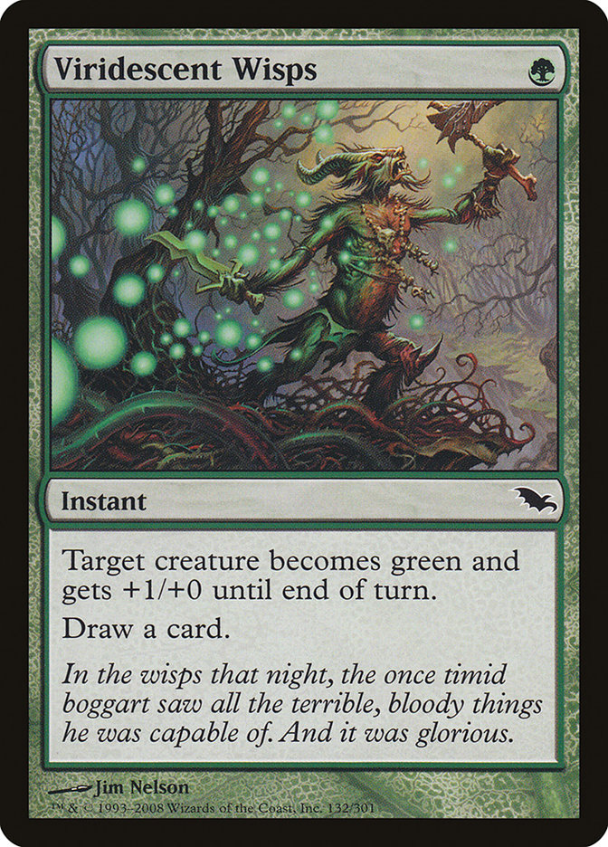 Viridescent Wisps 132/301 (Shadowmoor)  | Good Games Morley