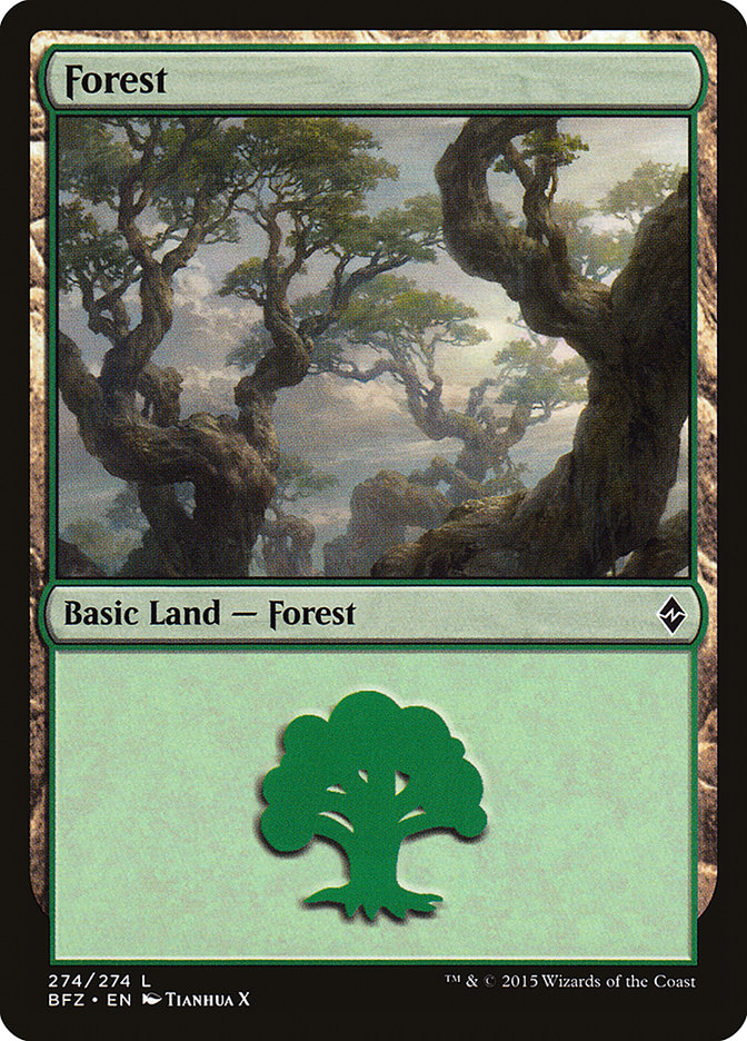 Forest [Battle for Zendikar] | Good Games Morley