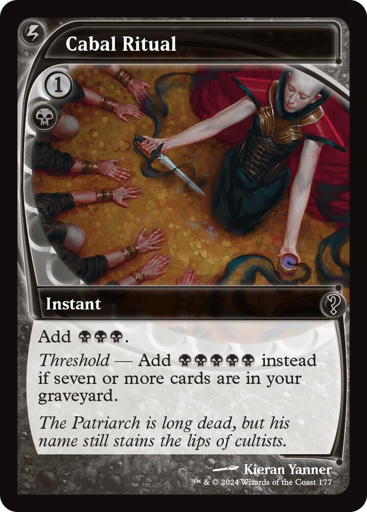 Cabal Ritual 177 (Mystery Booster 2)  - Future Sight Foil | Good Games Morley