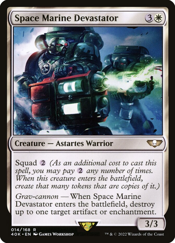 Space Marine Devastator 14/617 (Universes Beyond: Warhammer 40,000)  | Good Games Morley