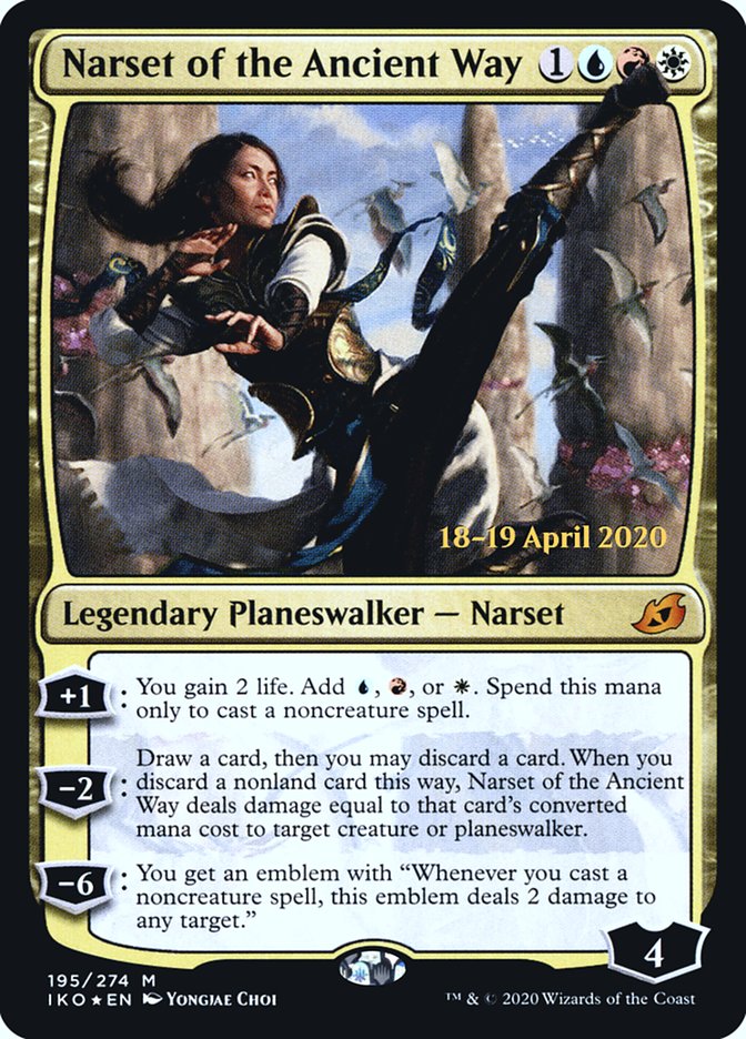 Narset of the Ancient Way [Ikoria: Lair of Behemoths Prerelease Promos] | Good Games Morley