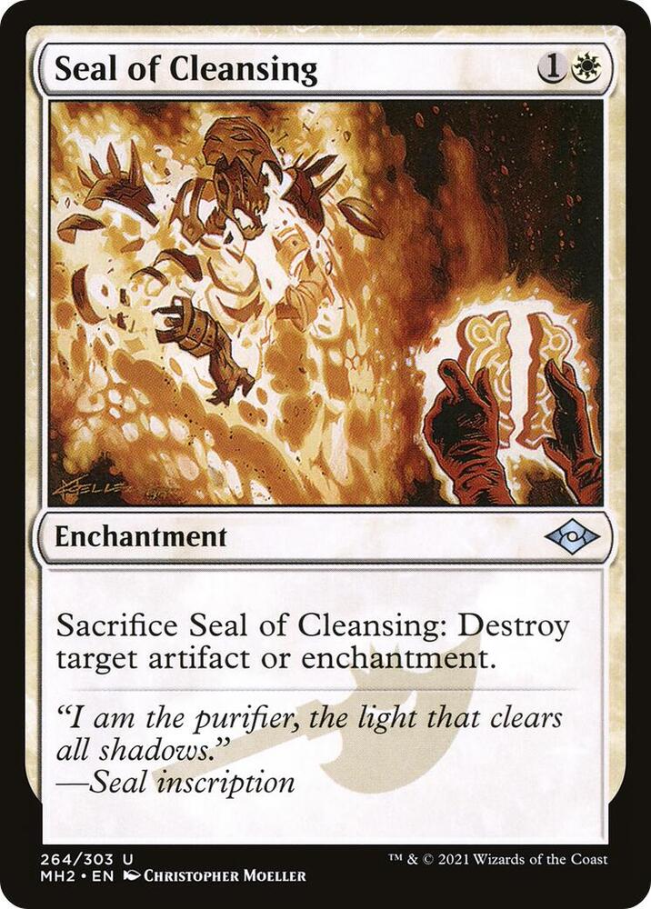 Seal of Cleansing 264 (Modern Horizons 2)  - Foil | Good Games Morley