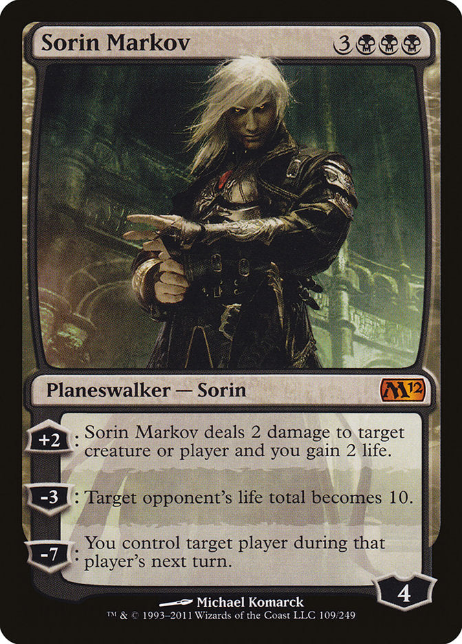 Sorin Markov 109/249 (Magic 2012 (M12))  | Good Games Morley