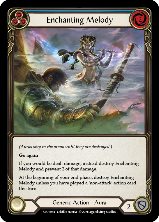 Enchanting Melody (Blue) [ARC169-R] (Arcane Rising)  1st Edition Normal | Good Games Morley