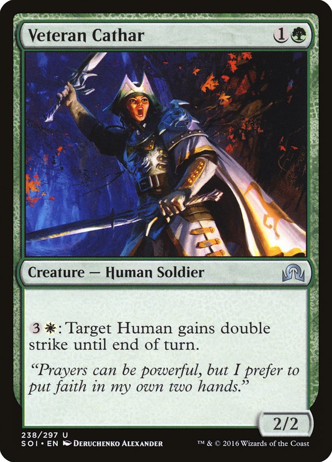 Veteran Cathar 238/297 (Shadows over Innistrad)  | Good Games Morley