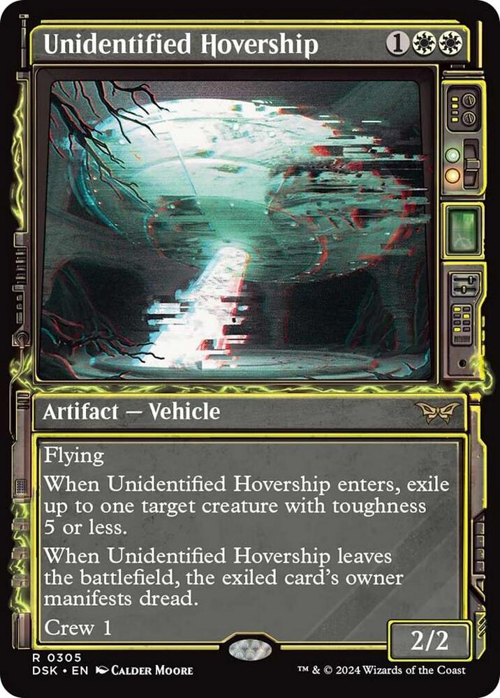 Unidentified Hovership 305/286 (Duskmourn: House of Horror)  - Showcase | Good Games Morley