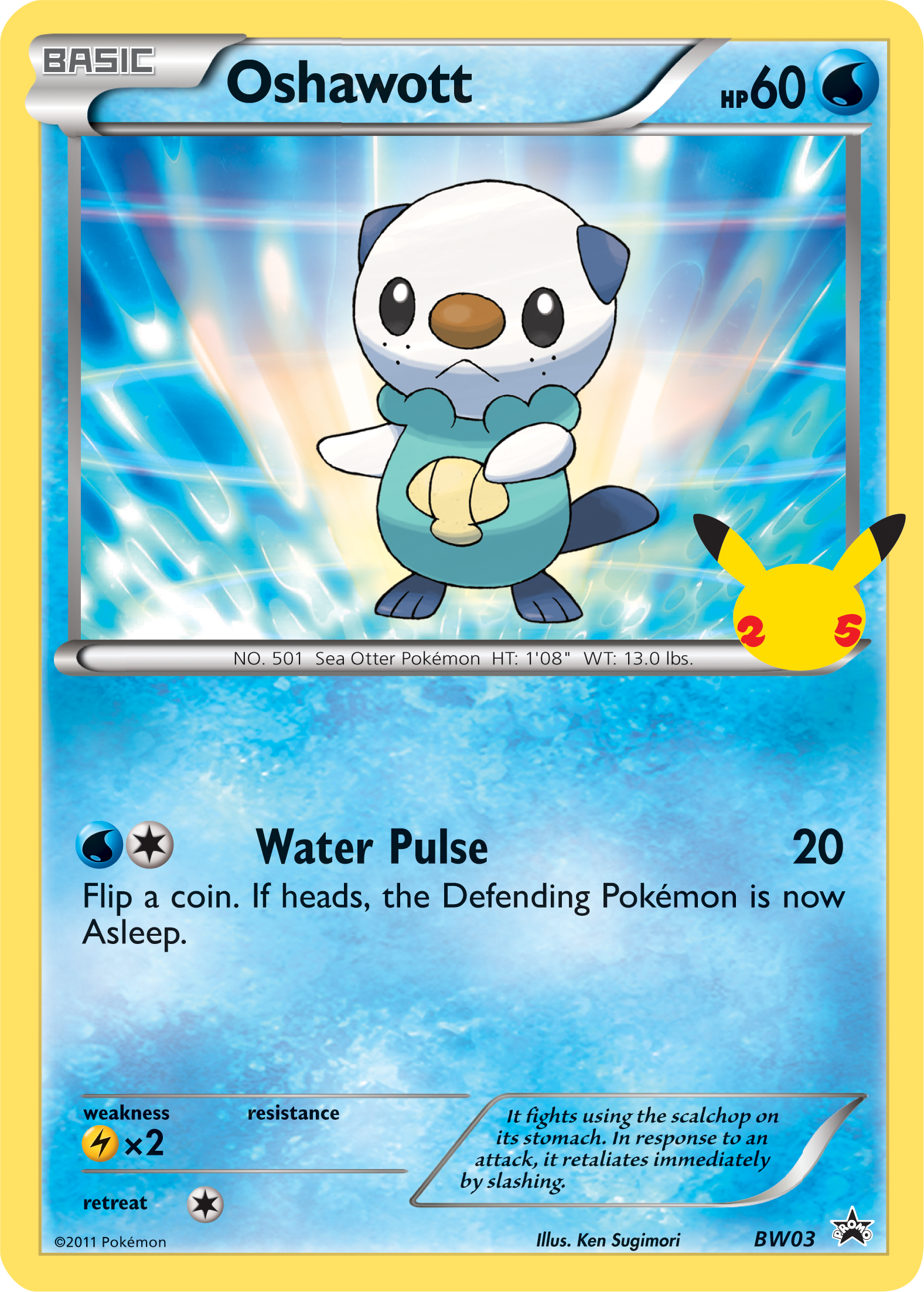 Oshawott (BW03) (Jumbo Card) [First Partner Pack] | Good Games Morley
