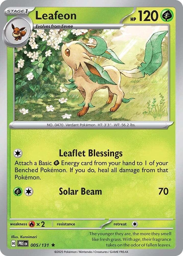 Leafeon (005/131) [Scarlet & Violet: Prismatic Evolutions] | Good Games Morley