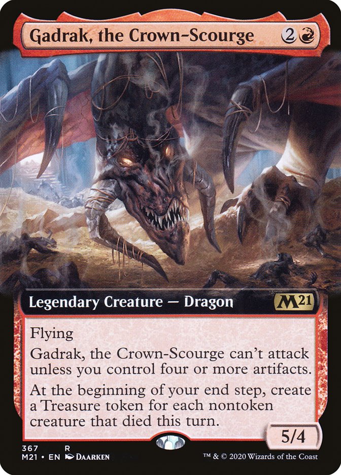 Gadrak, the Crown-Scourge (Extended Art) [Core Set 2021] | Good Games Morley