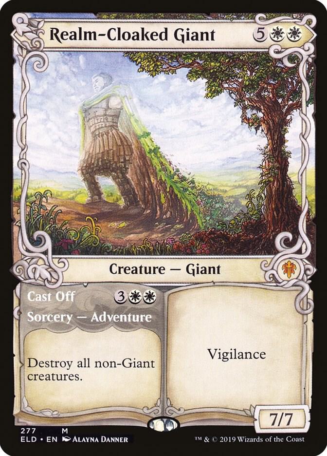 Realm-Cloaked Giant // Cast Off 277/269 (Throne of Eldraine)  - Showcase Foil | Good Games Morley