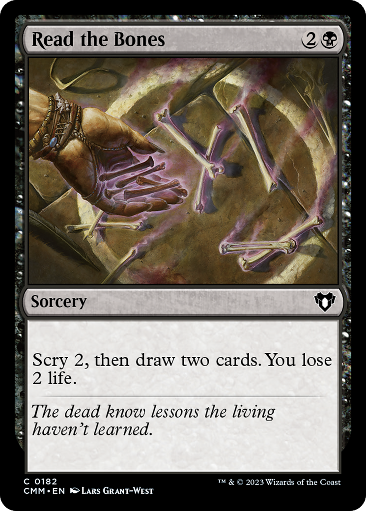 Read the Bones [Commander Masters] | Good Games Morley