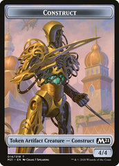 Beast // Construct Double-Sided Token [Core Set 2021 Tokens] | Good Games Morley