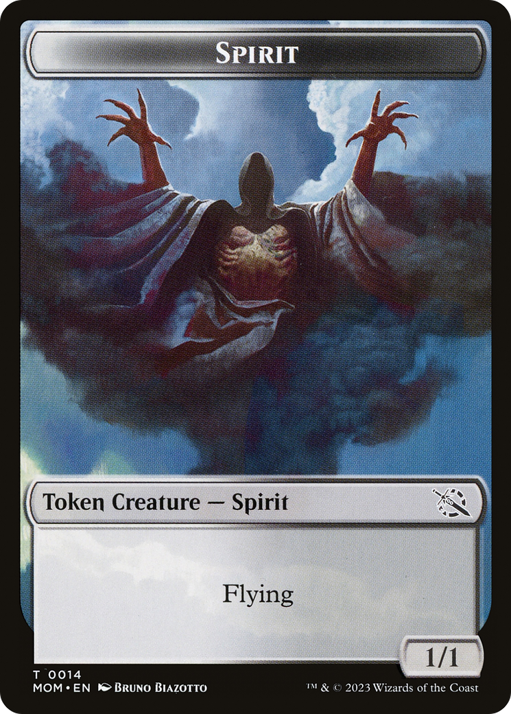 Phyrexian Myr // Spirit (14) Double-Sided Token [March of the Machine Tokens] | Good Games Morley