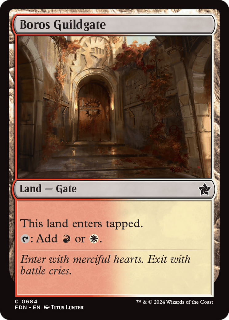 Boros Guildgate [Foundations] | Good Games Morley