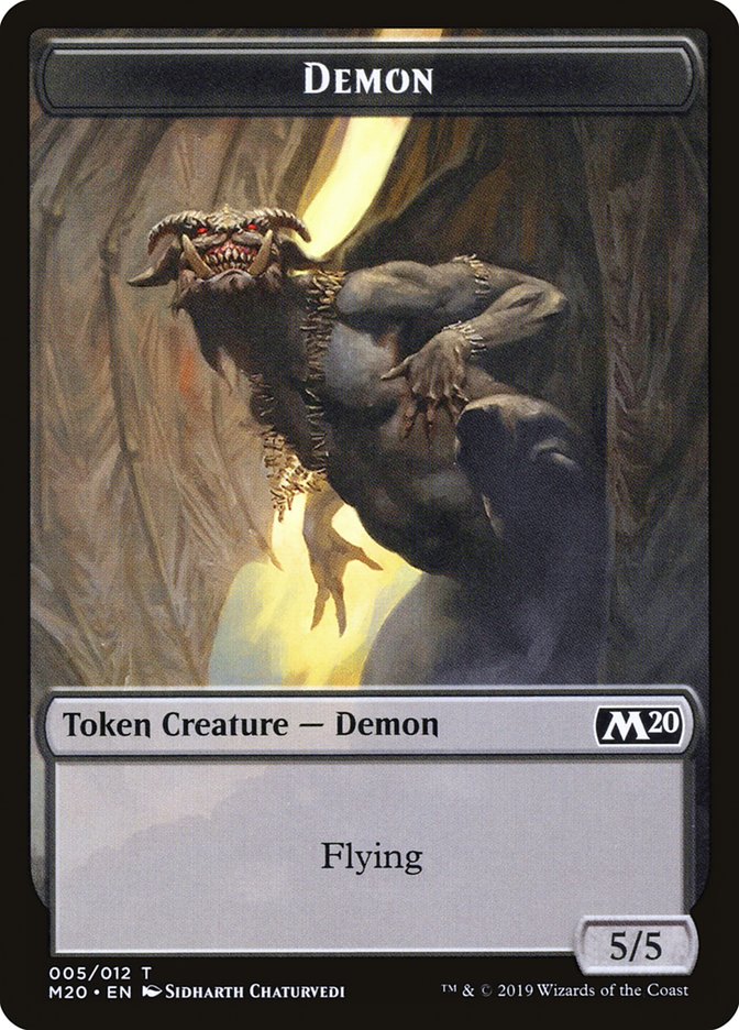 Demon Token [Core Set 2020 Tokens] | Good Games Morley
