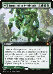 Turntimber Symbiosis // Turntimber, Serpentine Wood (Extended Art) [Zendikar Rising] | Good Games Morley
