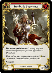 Steelblade Supremacy [U-WTR119] (Welcome to Rathe Unlimited)  Unlimited Rainbow Foil | Good Games Morley