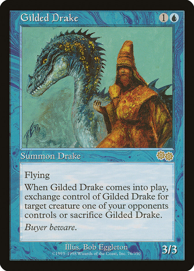 Gilded Drake 76/350 (Urza's Saga)  | Good Games Morley