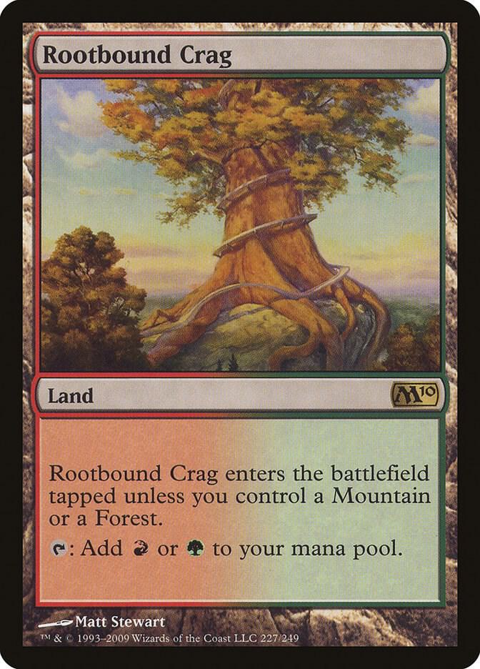 Rootbound Crag 227 (Magic 2010 (M10))  - Foil | Good Games Morley