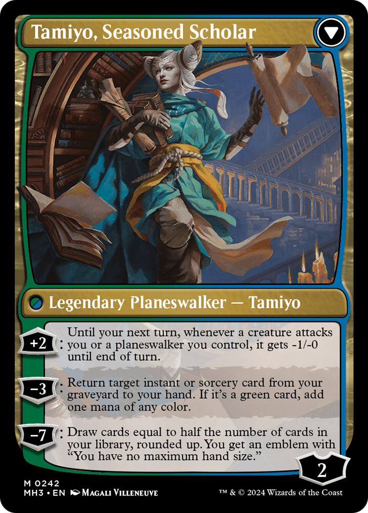 Tamiyo, Inquisitive Student // Tamiyo, Seasoned Scholar [Modern Horizons 3] | Good Games Morley